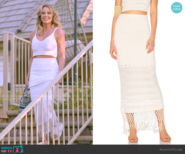 House of Harlow 1960 Sandra Skirt worn by Whitney Rose on The Real Housewives of Salt Lake City