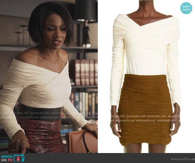 Strathberry The Strathberry Midi Tote worn by Jax Stewart (Emayatzy  Corinealdi) as seen in Reasonable Doubt (S01E01)