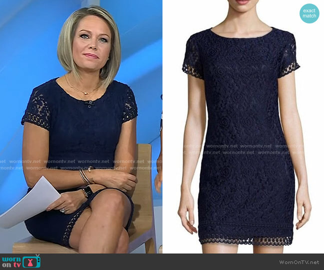 Laundry by Shelli Segal Lace Dress worn by Dylan Dreyer on Today