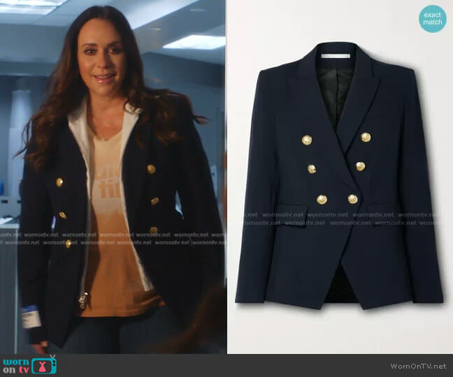 Veronica Beard Miller Dickey Jacket worn by Maddie Kendall (Jennifer Love Hewitt) on 9-1-1