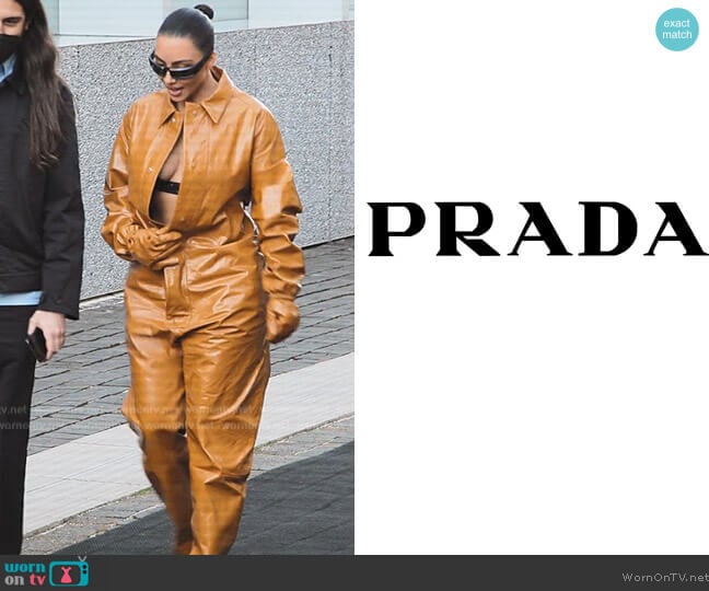 Fall 2022 Menswear by Prada worn by Kim Kardashian (Kim Kardashian) on The Kardashians