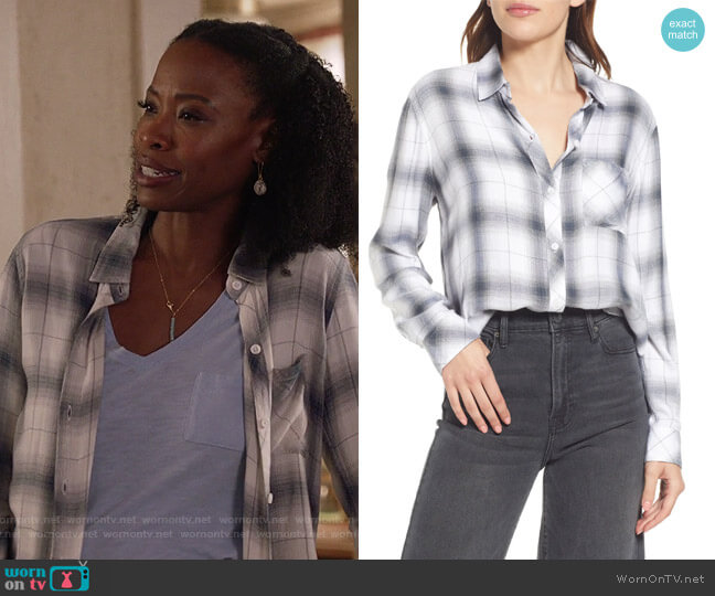 Rails Hunter Plaid Button-Up Shirt worn by Grace James (Karimah Westbrook) on All American