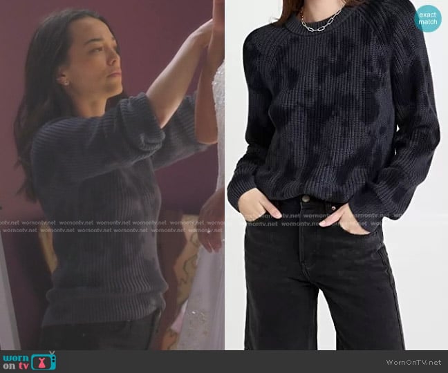 Rails Venus Sweater worn by Mika Yasuda (Midori Francis) on Greys Anatomy