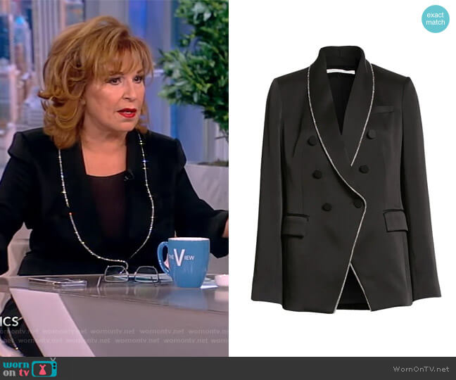 Veronica Beard Jagger Dickey Jacket worn by Joy Behar on The View