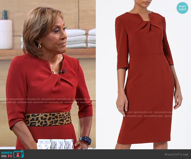 Waverley Dress by The Fold worn by Robin Roberts on Good Morning America