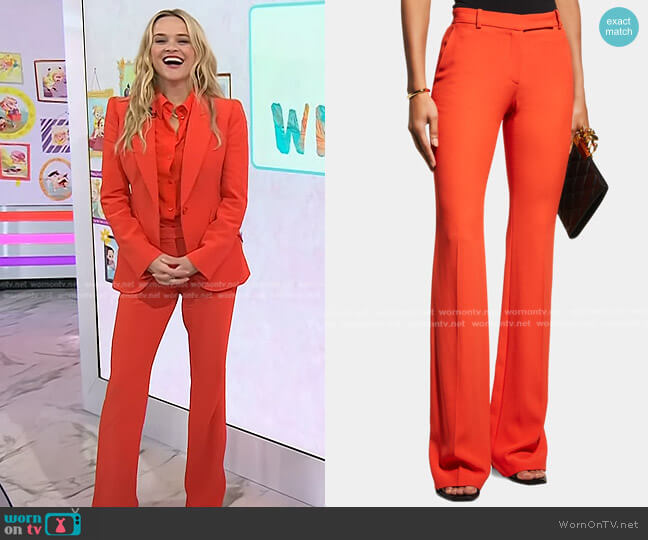 WornOnTV: Reese’s orange blazer and pants on Today | Clothes and ...