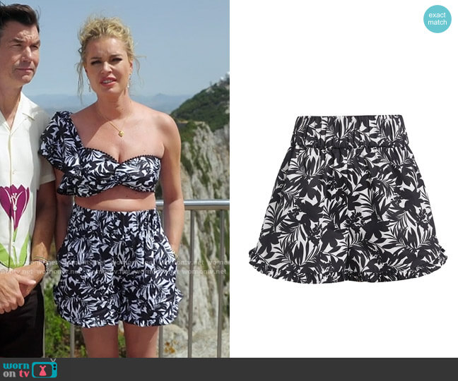 Amur Serenity Shorts worn by Rebecca Romijn on The Real Love Boat