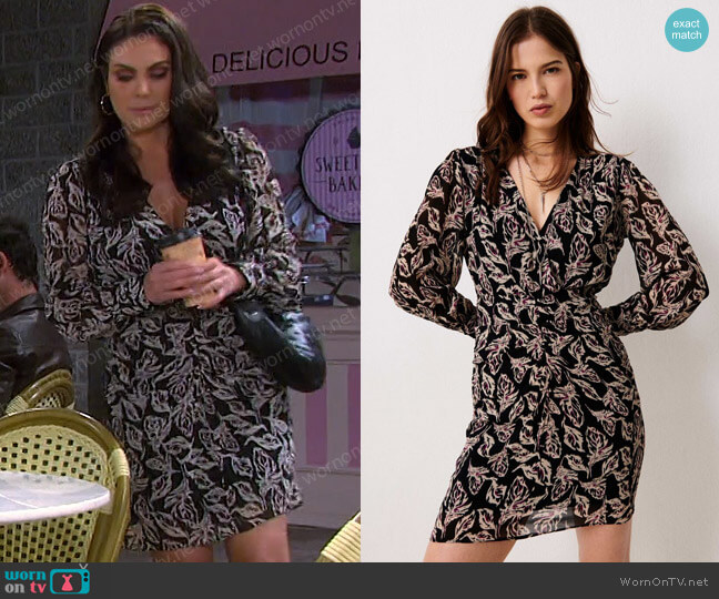 Ba&Sh Gizelle Mini Dress worn by Chloe Lane (Nadia Bjorlin) on Days of our Lives