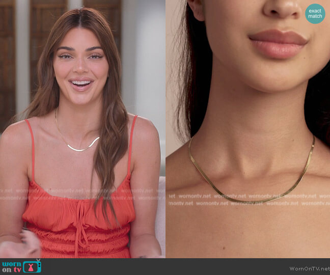 Bruna Monti Necklace worn by Kendall Jenner (Kendall Jenner) on The Kardashians
