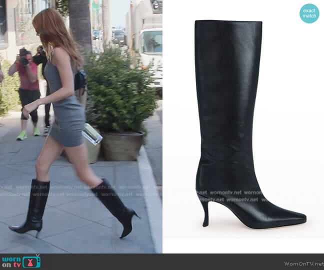 By Far Black Stevie Boots worn by Kendall Jenner (Kendall Jenner) on The Kardashians