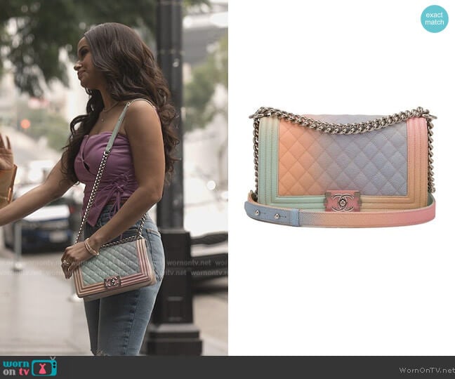 Chanel Caviar Quilted Cuba Rainbow Bag worn by Shannon Kane (Shannon Kane) on Reasonable Doubt