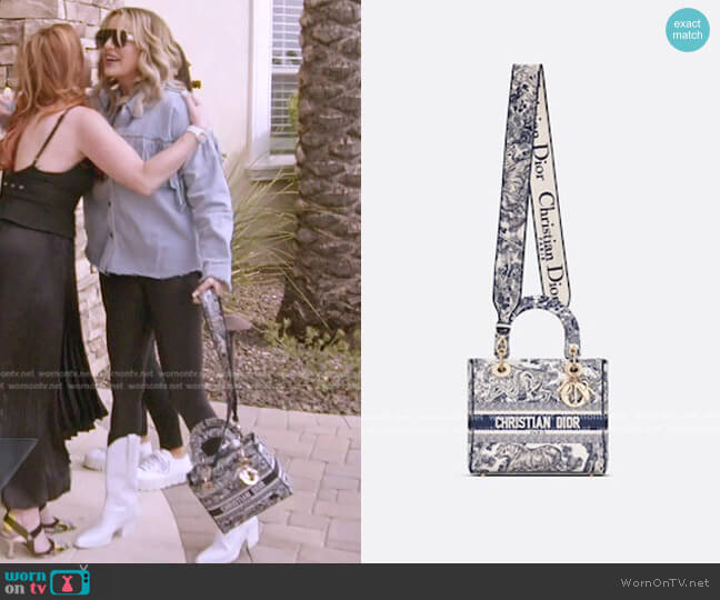 Dior Lady D Lite Bag worn by Whitney Rose on The Real Housewives of Salt Lake City