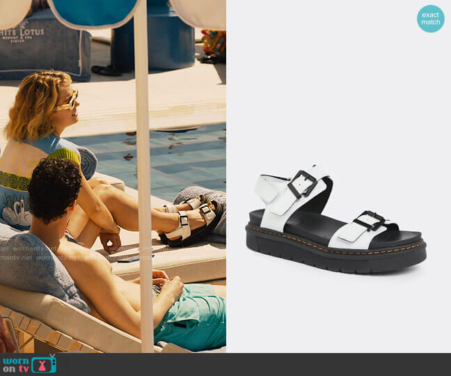 Dunnes Stores Chunky Buckle Sandal worn by Portia (Haley Lu Richardson) on The White Lotus