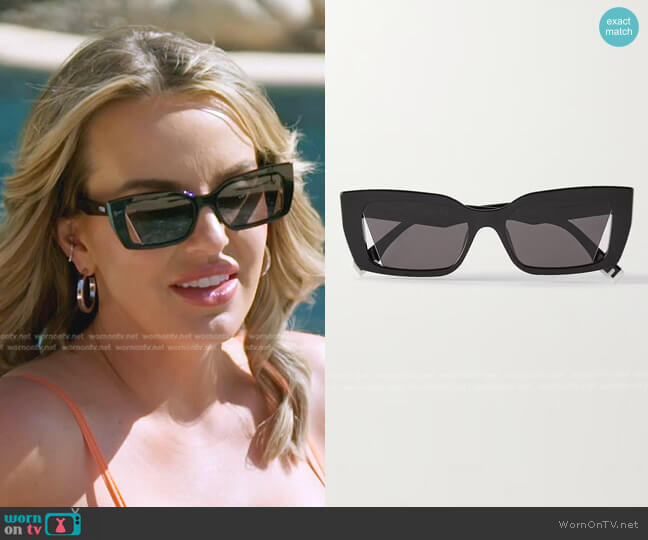 Fendi Cat-Eye Acetate Sunglasses worn by Whitney Rose on The Real Housewives of Salt Lake City