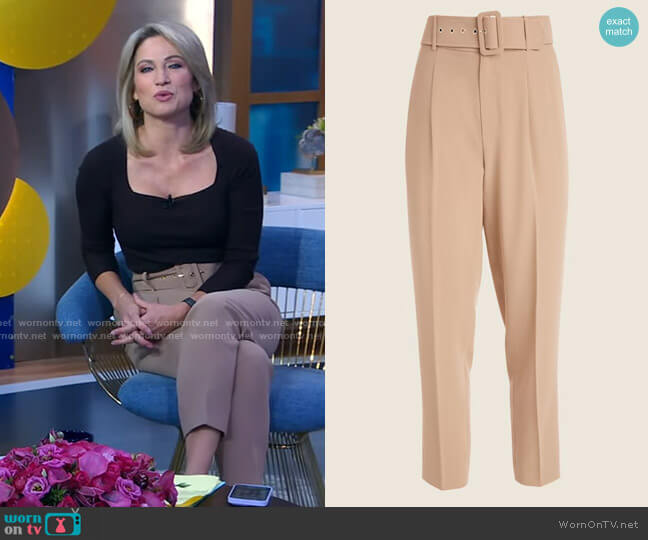 Guess Atlas Pant worn by Amy Robach on Good Morning America