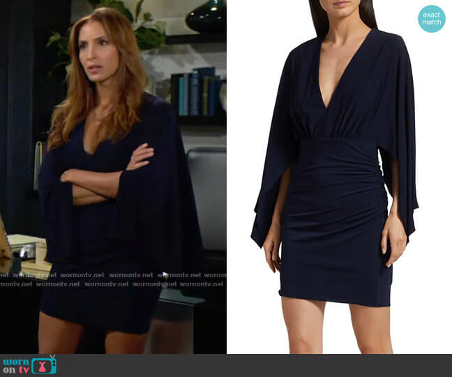 Halston Oaklynn Dress worn by Lily Winters (Christel Khalil) on The Young and the Restless