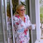 Heather’s white floral pajamas on The Real Housewives of Salt Lake City