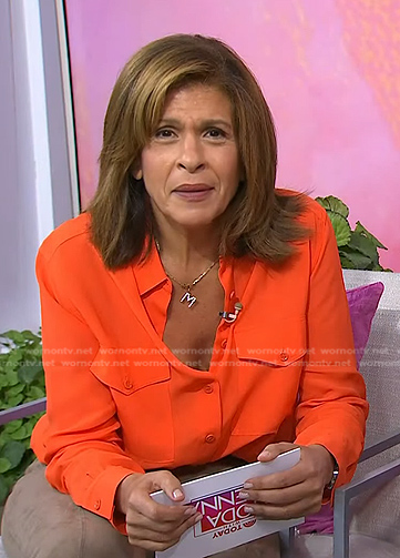 WornOnTV: Hoda's red Kansas City LVII Patch Jersey on Today, Hoda Kotb