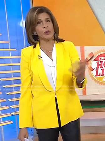 Hoda’s yellow blazer on Today