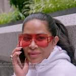 Jen’s pink sunglasses on The Real Housewives of Salt Lake City