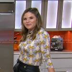 Jenna’s printed mock neck top on Today