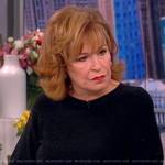 Joy’s black metallic sweater on The View