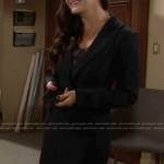 Katie’s black blazer dress on The Bold and the Beautiful