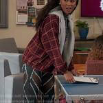 Keisha’s embellished leggings and hoodie on All American Homecoming