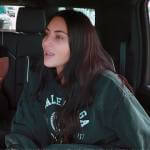 Kim’s Balenciaga graphic hoodie on The Kardashians