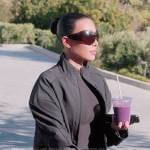 Kim’s black sunglasses on The Kardashians