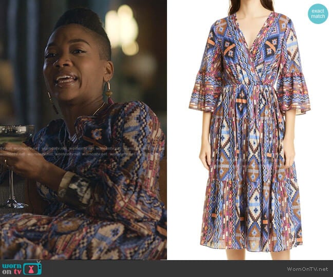 WornOnTV: Autumn’s printed wrap dress on Reasonable Doubt | Tiffany ...