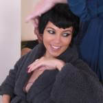 Kourtney’s gray teddy robe on The Kardashians