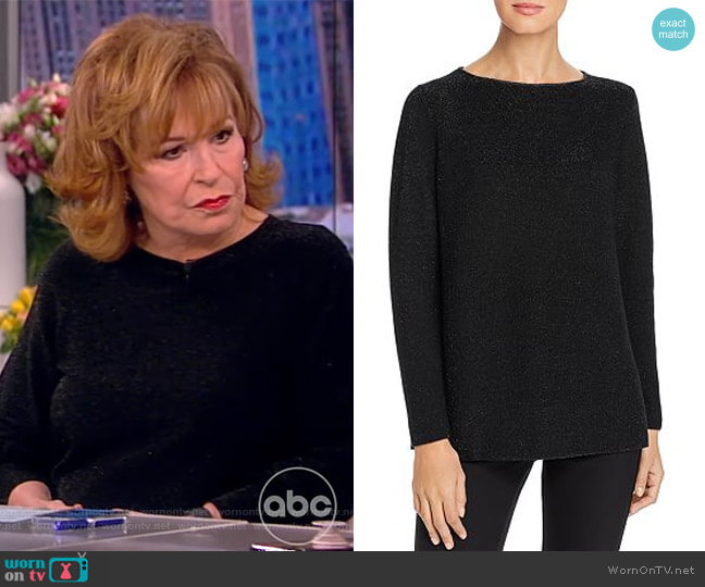 Lafayette 148 Metallic Cashmere Sweater worn by Joy Behar on The View