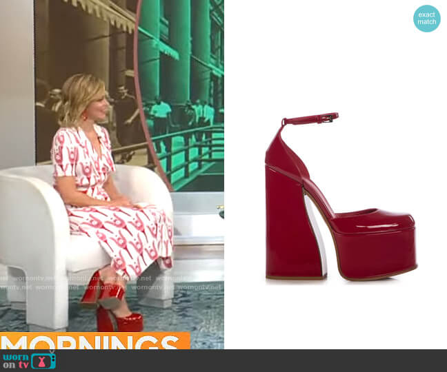 Le Silla Nikki Pumps worn by Elizabeth Banks on CBS Mornings