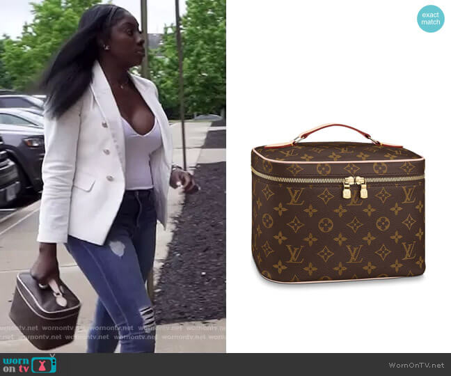 Louis Vuitton Nice BB Bag worn by Wendy Osefo on The Real Housewives of Potomac