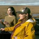 Maggie’s yellow hooded jacket on Good Morning America