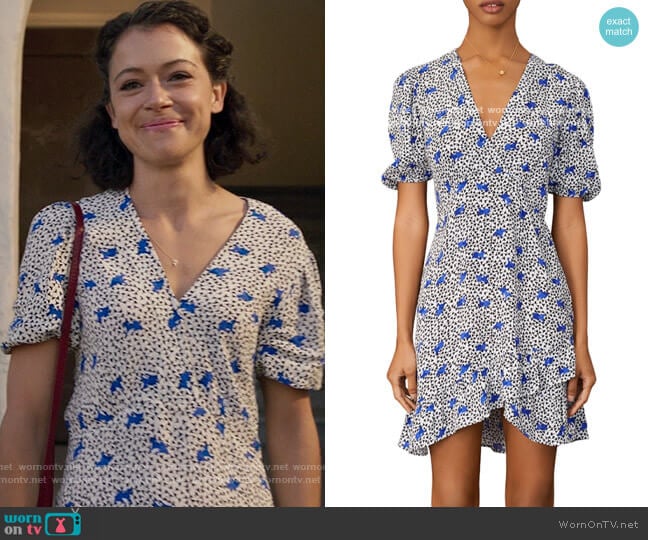 Maje Ripensee Dress worn by Jennifer Walters (Tatiana Maslany) on She-Hulk Attorney at Law