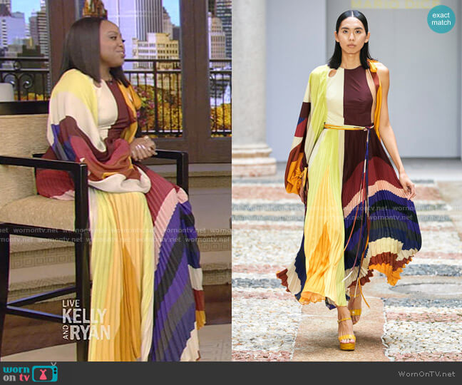 Mario Dice Spring 2021 Collection worn by Quinta Brunson on Live with Kelly and Ryan