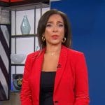 Michelle Miller’s red suit on CBS Mornings