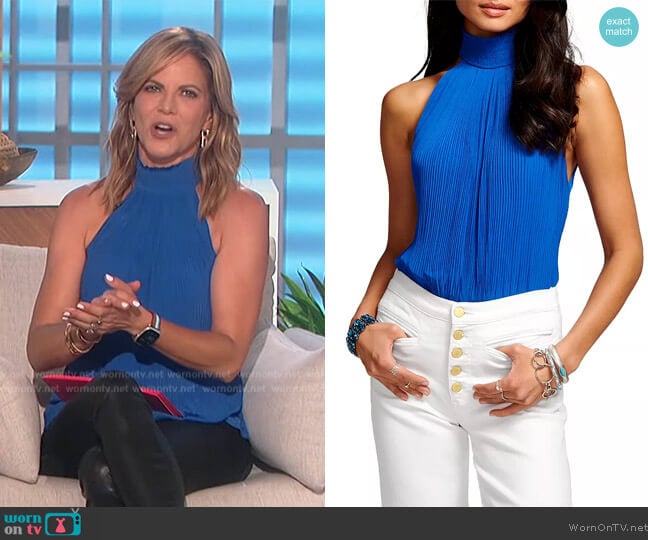 Ramy Brook Arthur Top worn by Natalie Morales on The Talk