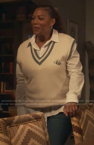 Robyn’s Dior sweater vest on The Equalizer