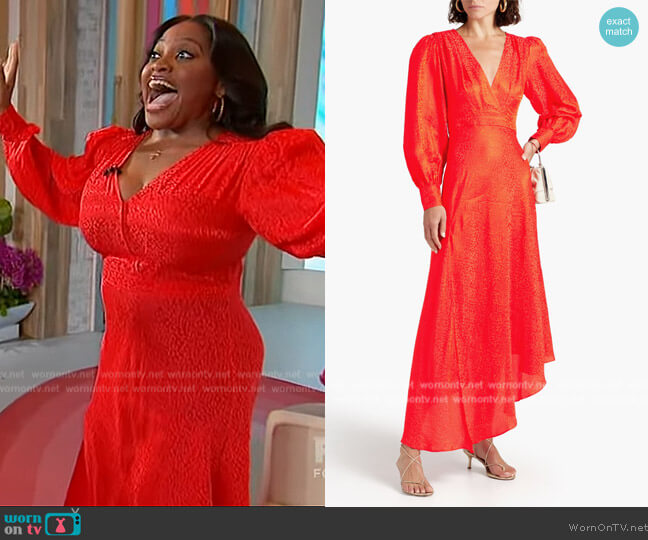 WornOnTV: Sherri’s red leopard satin dress on Sherri | Sherri Shepherd ...