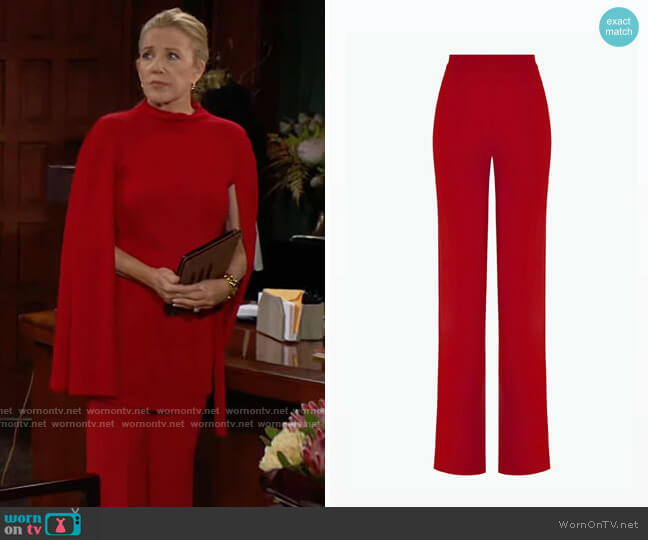 Safiyaa Lea Ruby Pants worn by Nikki Reed Newman (Melody Thomas-Scott) on The Young and the Restless