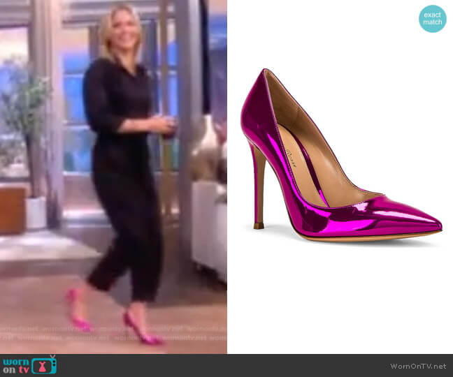 Gianvito Rossi Gianvito Pumps worn by Sara Haines on The View
