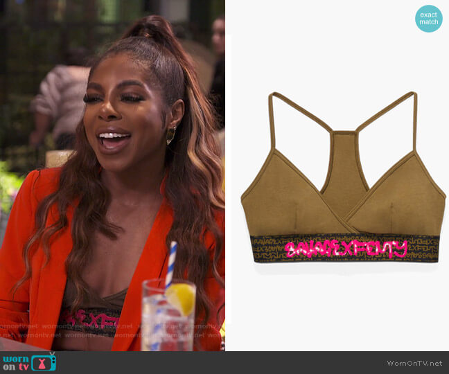 Savage x Fenti Forever Savage Bralette worn by Candiace Dillard Bassett on The Real Housewives of Potomac