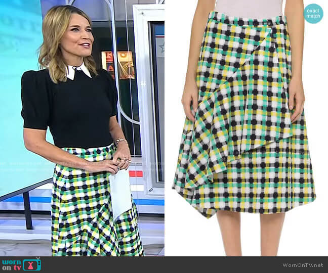 Creatures of the Wind Scarlet Skirt worn by Savannah Guthrie on Today