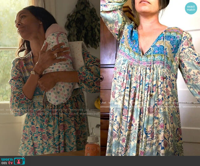 Spell and the Gypsy Oasis Boho Dress worn by Amy Wheeler (Zoe Saldana) on From Scratch