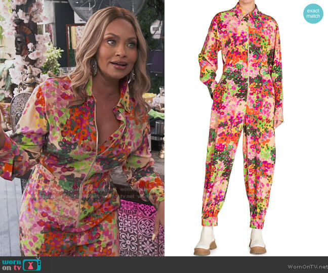 WornOnTV: Gizelle's floral print jumpsuit on The Real Housewives