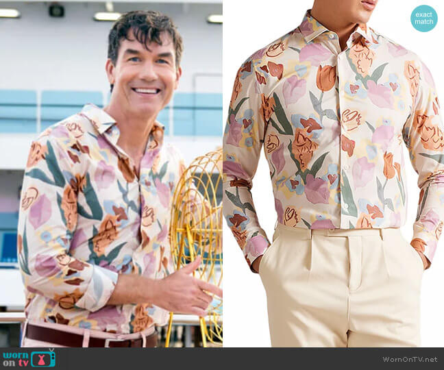 Ted Baker Lorva Shirt worn by Jerry O'Connell on The Real Love Boat
