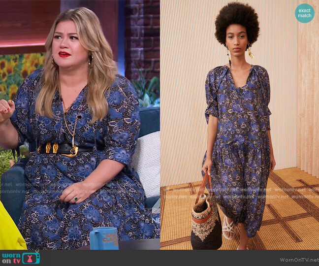 Selena Coverup by Ulla Johnson worn by Kelly Clarkson on The Kelly Clarkson Show